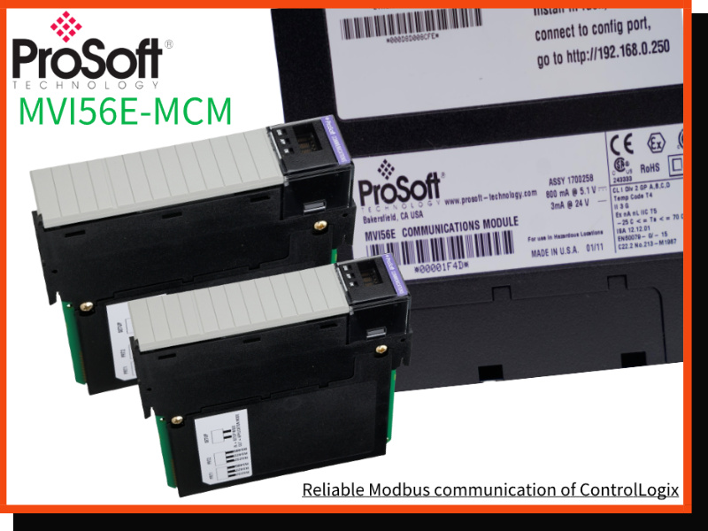ProSoft MVI56E-MCM: Endows ControlLogix with reliable Modbus communication capabilities