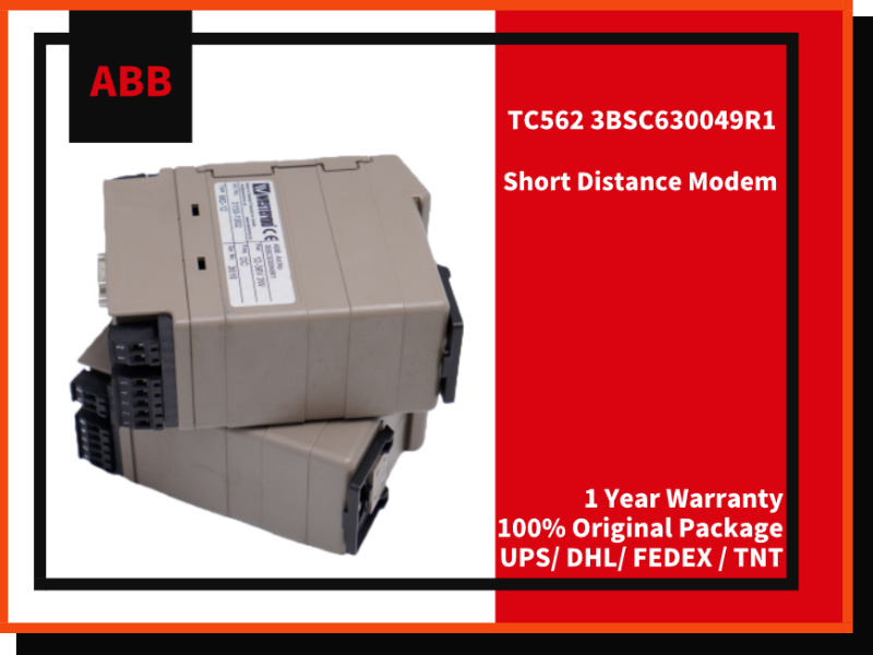 ABB TC562 3BSC630049R1 Short Distance Modem: In-depth Analysis - A Key Component in Industrial Communication Networks