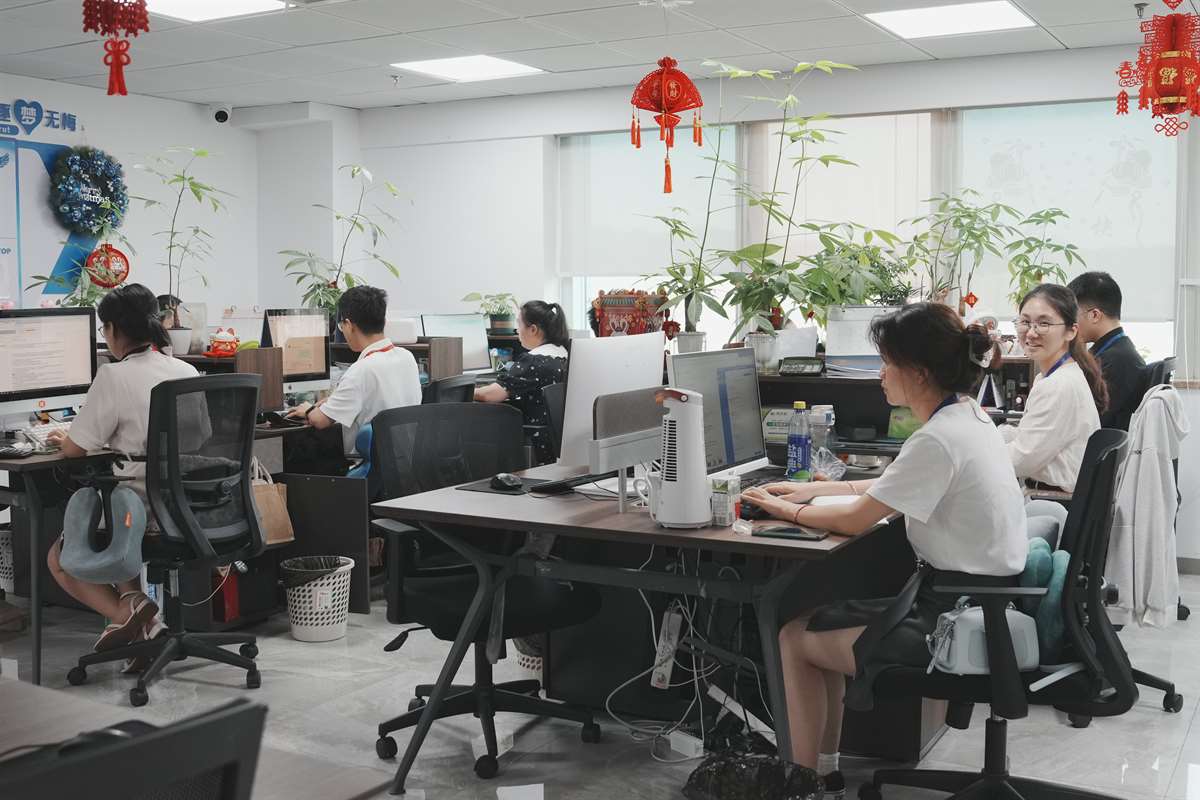 Our automation supply and customer support team at work