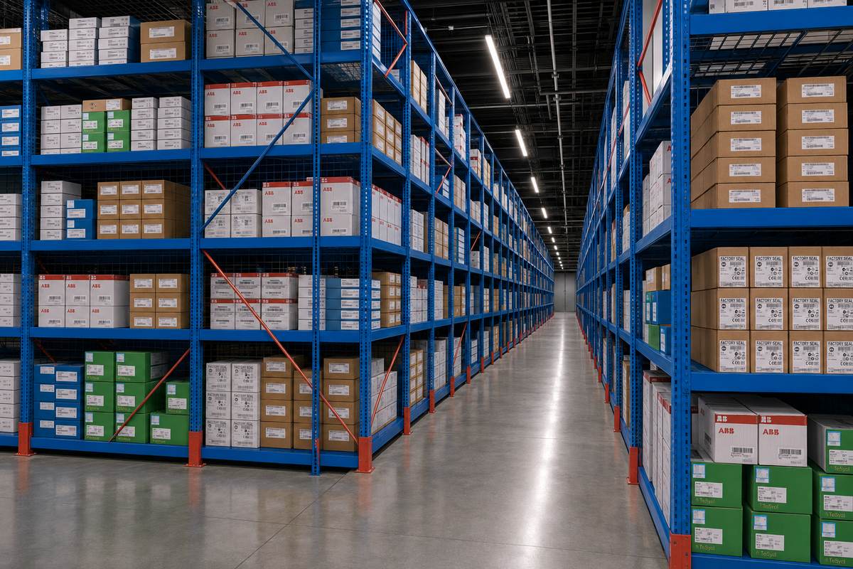 Industrial automation warehouse and inventory