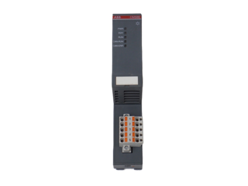 ABB CM588-CN CANopen communication module front view