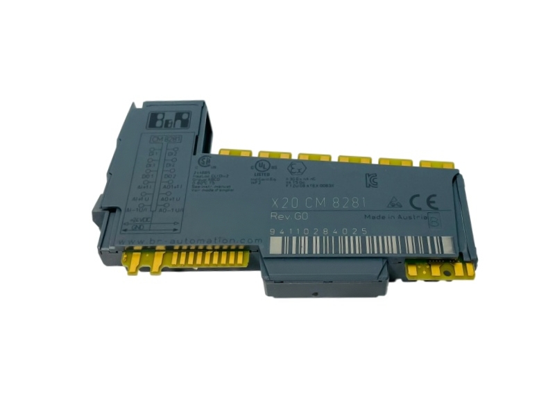 B&R X20CM8281 Universal Mixed I/O Module front view