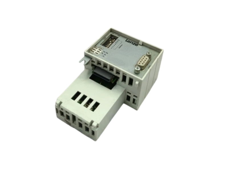 Lenze E84AYCPMV PROFIBUS module front view