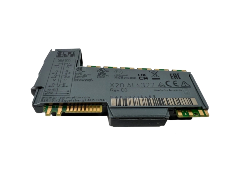 B&R X20AI4322 analog input module front view