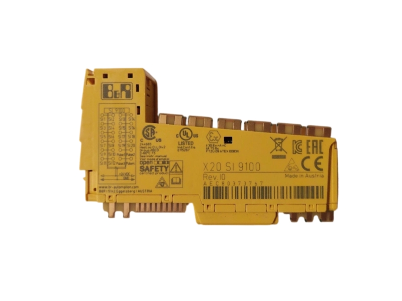 B&R X20SI9100 X20 Safe 20-Channel Digital Input Module front view
