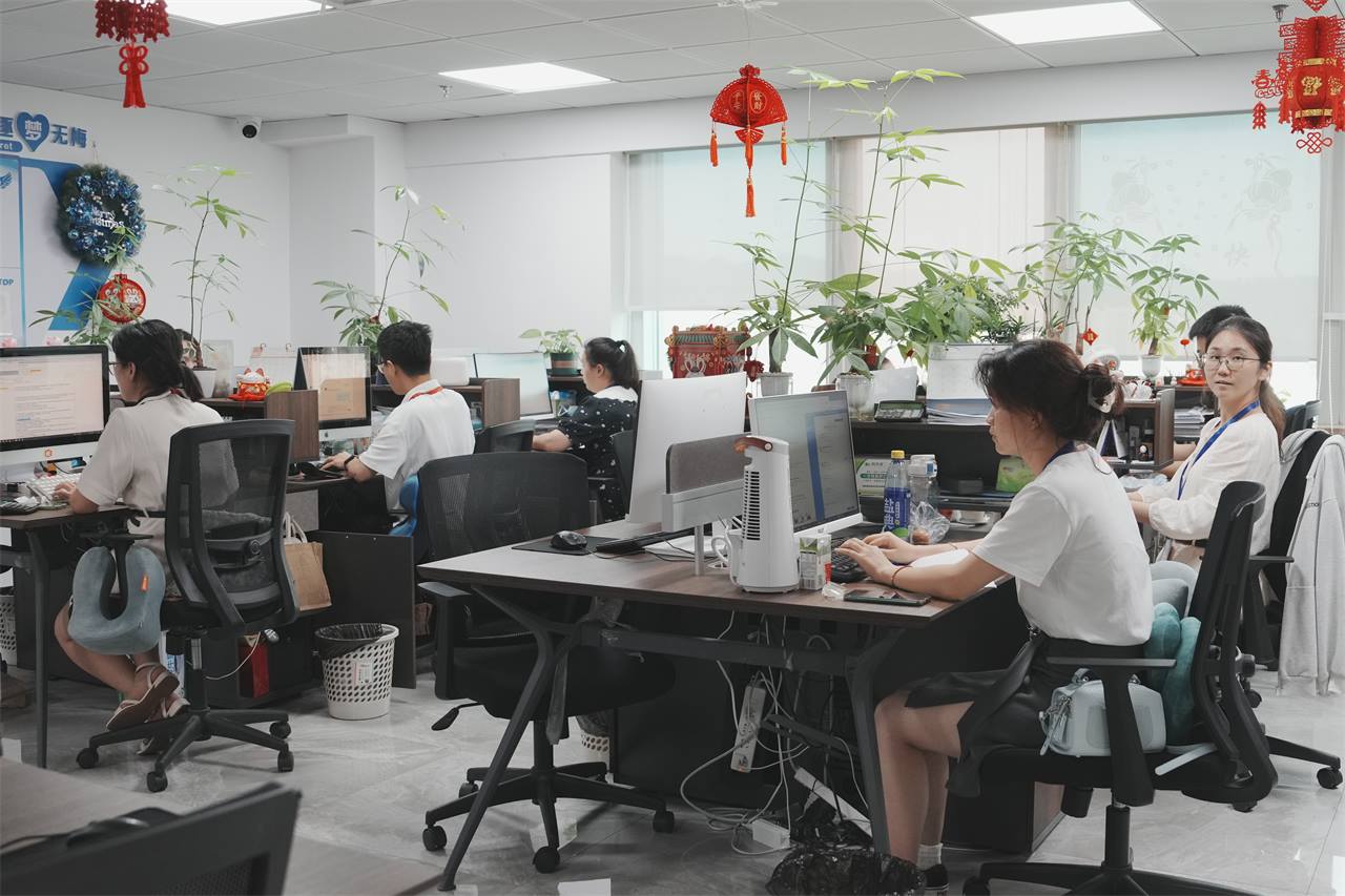 Professional automation sales and support team at work