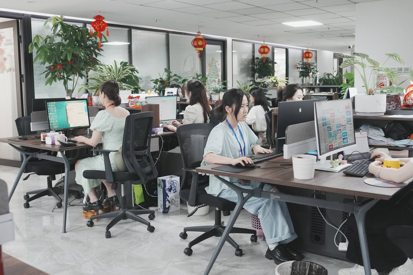 Company team workspace in 2020
