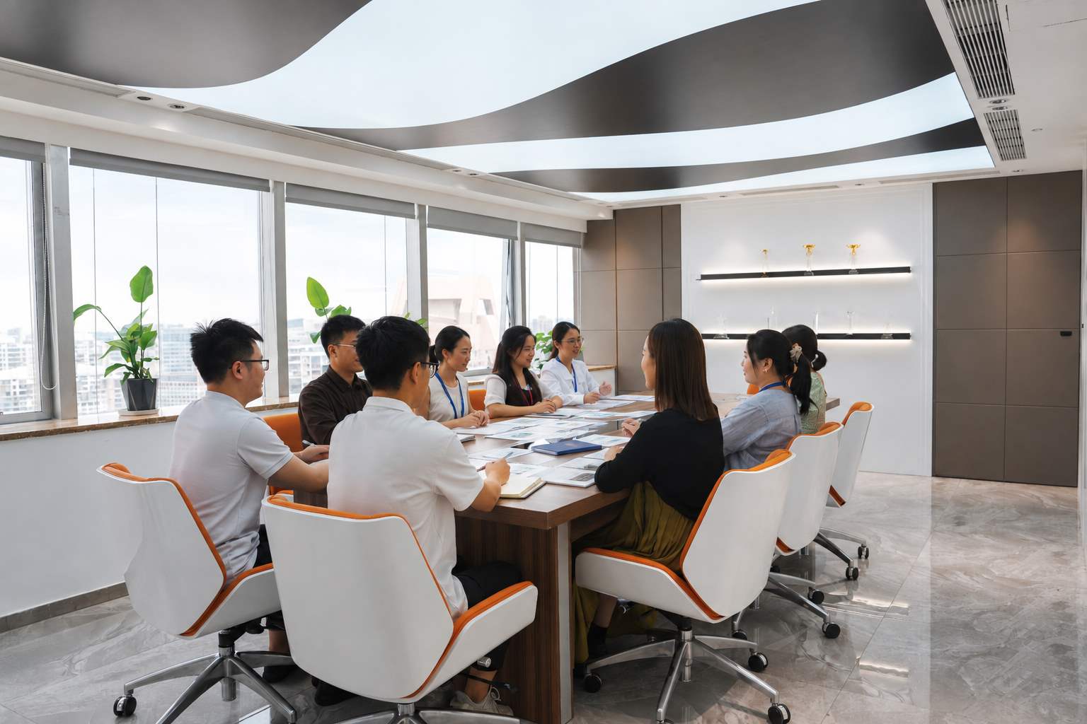 Apter Power professional support team in the office