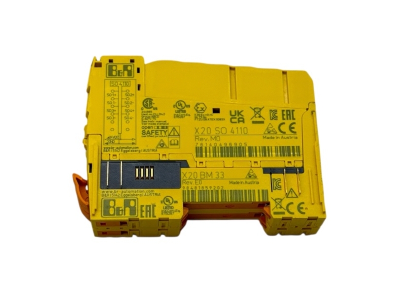 B&R X20SO4110 safe output module front view