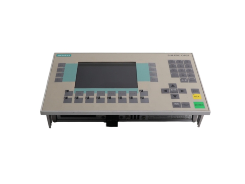 Siemens 6AV3627-1JK00-0AX0 OP27 operator panel front view