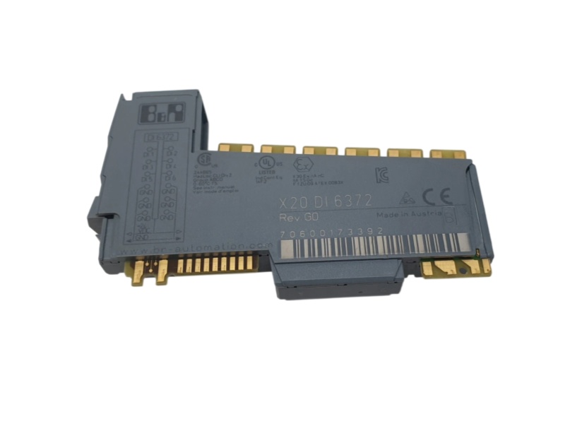 B&R X20DI6372 6-channel digital input module front view