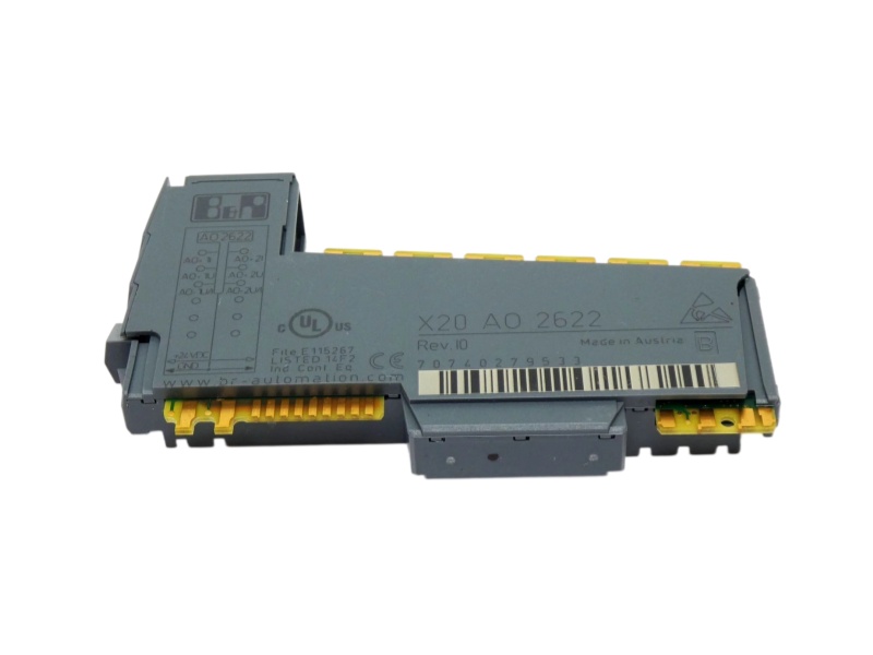 B&R X20AO2622 analog output module front view