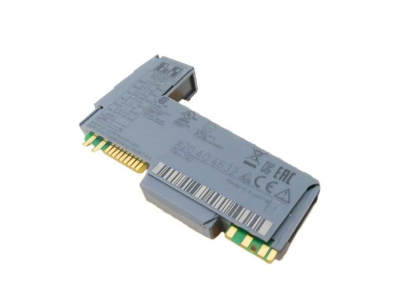 B&R X20AO4632 4-channel analog output module front view